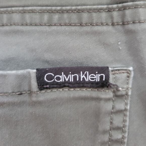 Calvin Klein‎ Olive Green Authentic Five Pocket Slim Fit Jeans Utility Fall- 29 - Picture 5 of 6